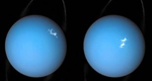 Uranus is surrounded by gaseous clouds that smell like rotten eggs